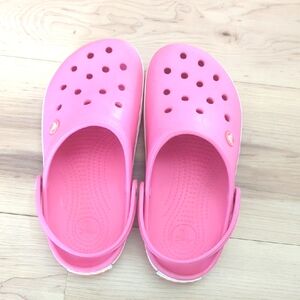 Pink Crocs Size 8